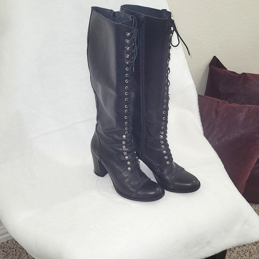 Charles David Italian-made riding boot.